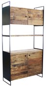 PINUS BLACK - credenza in pino riciclato