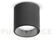 Lampada da soffitto dot pl 3000k nero