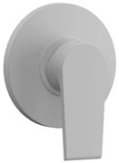 Miscelatore doccia incasso Mariani serie Artic in ottone bianco opaco