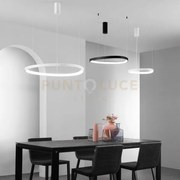 Sospensione led klapton bianca 40w 6160lm cct 45x3,5x150cm led-klap...