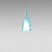 Ofelia s/11 mini -  vetro blu-trasparente e portalampada bianco att...