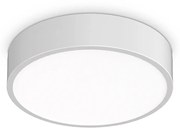 Plafoniera Contemporanea Ray Metallo Bianco Led Integrato 13W 3000K Ip44