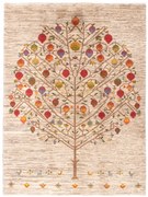 Gabbeh Tappeto 150 x 200 Beige (Iran) Annodato A Mano