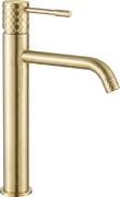 Rubinetto da lavabo Rea Lungo Diamond Brush Gold High