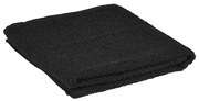 Asciugamani ospite per bagno 55x100 cm nero in cotone 100%