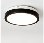 Brilagi - Plafoniera LED da bagno PERA LED/18W/230V diametro 22 cm IP65 nero