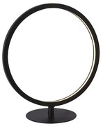 Abatjour Contemporaneo Circo Acciaio Bianco Silicone Nero Led 11,8W 3000K