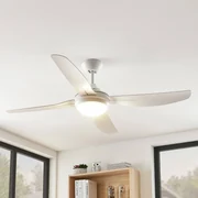 FARO 33516DC - Ventilatore da soffitto LANTAU nero/marrone + telecomando