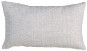 Cuscino Poliestere Cotone Grigio 50 x 30 cm