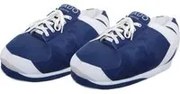 Pantofole sneaker blu K bianca taglia unica
