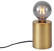Lampada da tavolo moderna ottone 13 cm - Cylinder