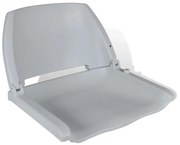 Sedile Per Barca Pieghevole Senza Cuscino Grigio 48x51x41 Cm /