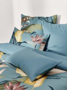 Copripiumino in raso di cotone Flora