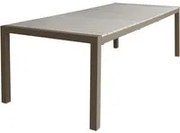 Tavolo da giardino allungabile 162 242x100x74 cm - taupe