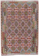 Kilim Tappeto 200x290 (Afghanistan) Tessuto A Mano