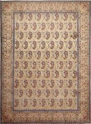 Ghom Tappeto 290 x 380 Beige (Iran) Annodato A Mano