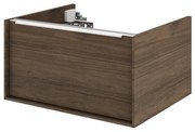 Mobile da bagno sospeso sotto lavabo L 60 x H 32 x P 48 cm quercia di campagna satinato, 1 cassetto SENSEA Neo