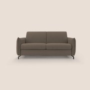 Scarlet divano letto in tessuto misto cotone impermeabile T19 marrone