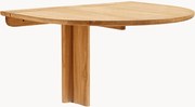 Tavolo pieghevole in legno Trefoil, larg. 75 cm