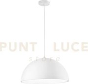 Lampadario a sospensione xenia bianca in pu 1 luce attacco e27 50x2...