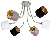 Wofi 9609.06.10.9000 - Lampadario a sospensione con supporto rigido CHARME 6xE14/40W/230V