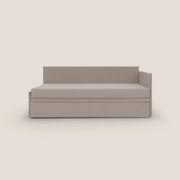 Durini Divano duplex con doppio letto in tessuto simil cotone impermeabile T13 panna