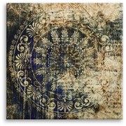 Immagine su tela, 65 x 65 cm Uno Zambino Silver - Styler