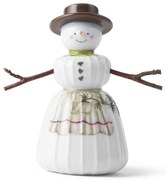 Statuetta natalizia in porcellana (altezza totale 9 cm) Hammershøi Snowwife – Kähler Design
