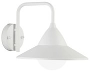 Applique Lato Basso Contemporanea Yukon Alluminio E Metallo Bianco 20W Led Cct3