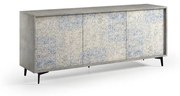 Mobile Multiuso L 184 x H 77 x P 45 cm grigio