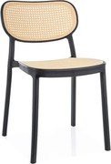 Sedia Bali in nero/marrone