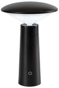 Rabalux 77147-LED Lampada da tavolo touch ricaricabile e dimmerabile POLPERRO LED/3W/3,7V 1200mAh nero