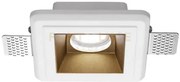 Gfa632- faretto in gesso finitura rame giallo da incasso 1 luce att...