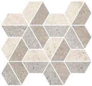 Decoro Esagonale 24x28 Effetto Pietra Gres Porcellanato Rett Light Ceramica Sant Agostino Highstone Hexagon CSAHHSLI28