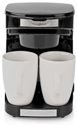 Nedis KACM140EBK - Macchina da caffè per due tazze 450W/230V 0,25 l