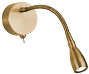 Searchlight 9917SB - Faretto da parete LED FLEXY 0,8 W/230 V