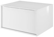 Mobile da bagno sotto lavabo Neo marrone laccato lucido L 60 x H 33 x P 48 cm 1 cassetto, lavabo non incluso