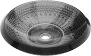 Mexen Heba lavandino da appoggio in vetro 45 x 45 cm, nero - 24064570