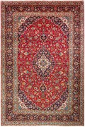 Kashan Tappeto persiano 370x250 Rosso (Iran) Annodato A Mano