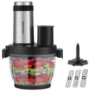 Concept RM3300 - Robot da cucina con grattugia 1000W/230V nero/acciaio inossidabile