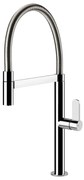 Miscelatore Semi Pro Monocomando Con Canna Girevole E Doccetta Estraibile Cromo Helium 50009 Gessi