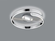 Parma plafoniera led 37w 4500lm, 4000k cromo con dimmerazione ad i...