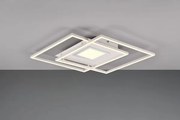 Palfoniera via led 2 quadrati metallo bianca 620710331