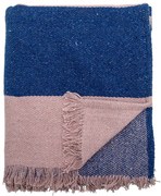 Coperta blu-rosa 130x160 cm Cadeo - Bloomingville