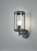 Tanaro applique da esterno fusione di alluminio antracite con diffu...