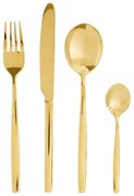 Posate in acciaio inox color oro 16 pezzi Avie - Premier Housewares