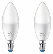 WiZ - Lampadine Smart Color 4,9W 470lm 2700-6500K 2-pack Candela E14 WiZ