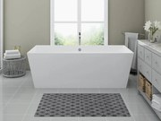 Vasca a isola Carmel bianco L 65 x P 160 cm