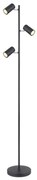 Globo 57910SB - Lampada con piedistallo ROBBY 3xGU10/5W/230V nero