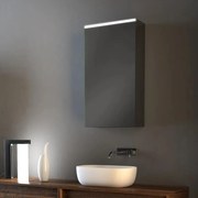 Pensile con luce Mirror specchiato L 45 x H 75 x P 17 cm